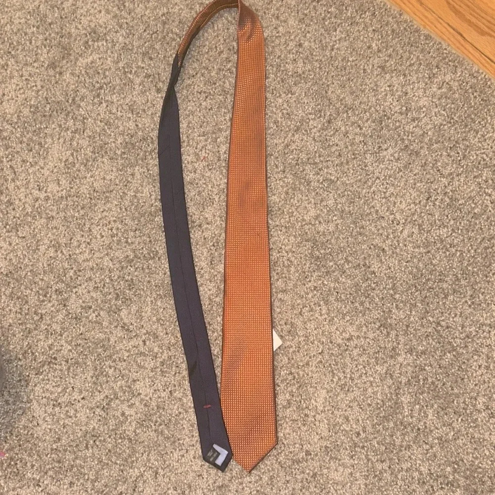 Tommy Hilfiger Two-Tone Brown and Black Tie